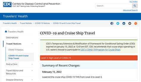 cdc drop cruise testing|CDC's New Guidance on Pre.